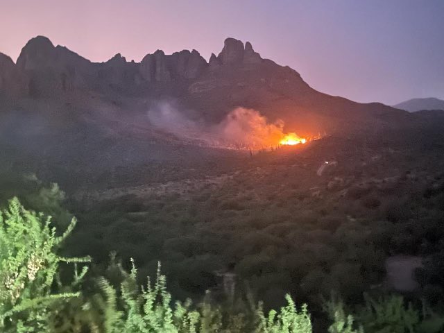 TontoForest's tweet image. New wildfire start: #ButteFire
Date started: July 11, 2024, reported at approximately 7:45 p.m. 
Cause: Lightning
Size: approximately 100 acres
Containment: 0

Read more below ⬇️