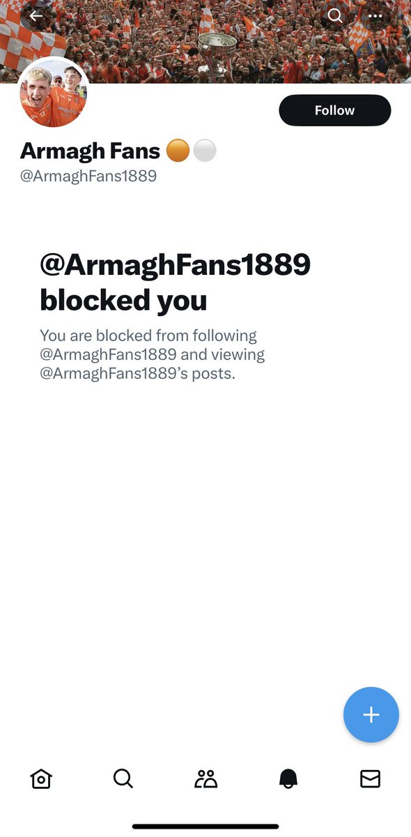 ArmaghFans 1889 the clown blocked me for calling him out on his grifting. It’s seems the isn’t ‘For the interaction of all Armagh GAA fans (other county fans welcome)’ #Armagh #GAA if you disagree with him.