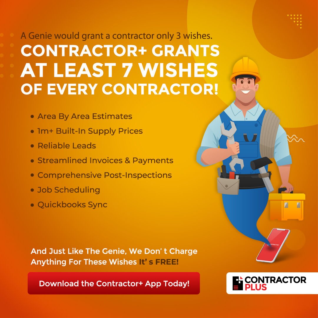 cplusapp's tweet image. Using just a single app, you can manage almost every aspect of your contractor/field service business. Contractor+ helps you WIN!📈

So what are you waiting for? Download Contractor+ app TODAY!🤩 

#ContractorPlus #FSMApp #ContractorBusiness #Genie #GrantingWishes