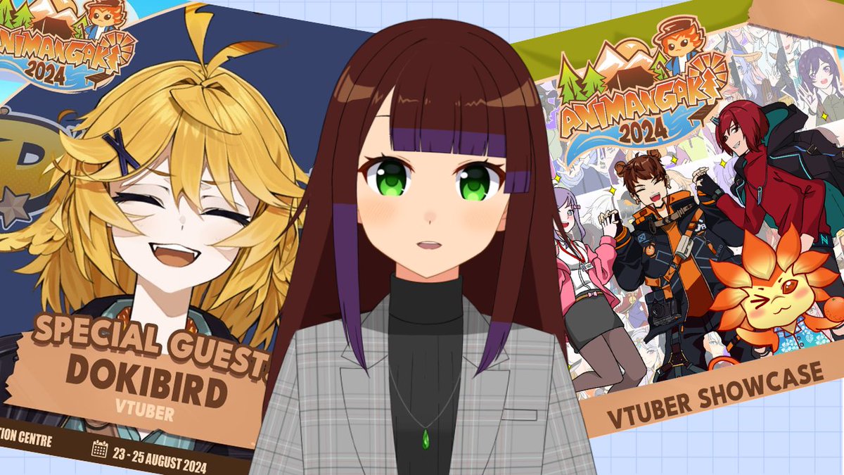SweabsOfficial's tweet photo. 『Sweabs Vtuber News #1』
Dokibird is coming to #AMG2024!
Animangaki #AMGVTUBERSHOWCASE
PVE Hosting #MYVTC
Fluffy Gem 3rd Year Anniversary! @/fluffyzegem
Link in the replies ⬇️ https://t.co/TYp33zNEyN