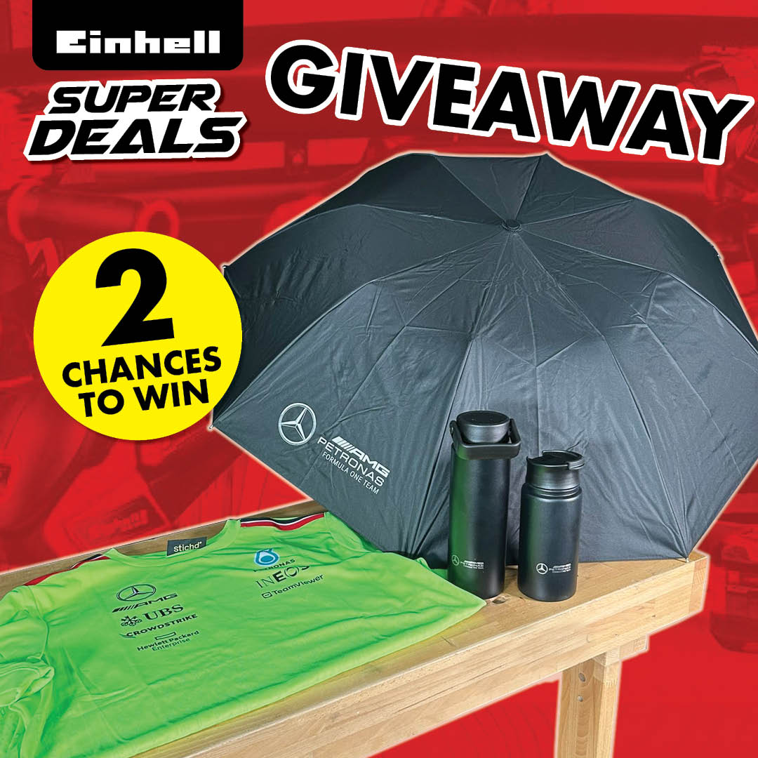 its_co_uk's tweet image. Einhell/Mercedes Petronas GIVEAWAY! 😍

Win 1 of 2 Merch bundles!
To Enter:
Follow this page &amp;amp; like this post!
Tag a mate in the comments!
RT This Tweet!

🔞 UK Entrants ONLY! 2 Winners will be announced on Monday!

#Einhell #Mercedes #Pertronas #Giveaway #ITStools #Freebie #Free