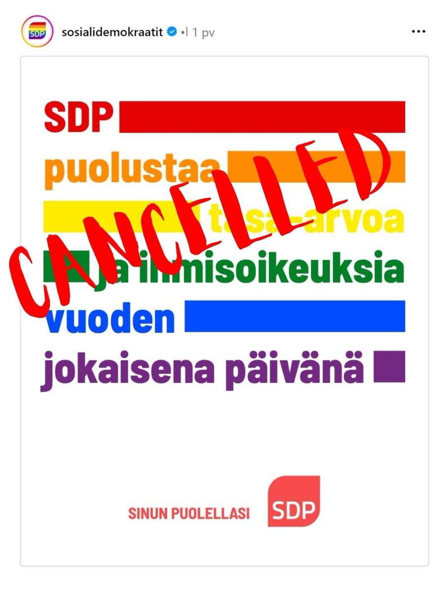 Julkinen tiedote:

Raskas päivä politiikassa.

Puolueeni teki sen mihin en uskonut sen koskaan kykenevän.
Kaksinaamaiseen populismiin ihmisoikeuksien hinnalla.
Puolue äänesti laittoman lain puolesta ja kaikkia sen omia arvoja vastaan.
1/5