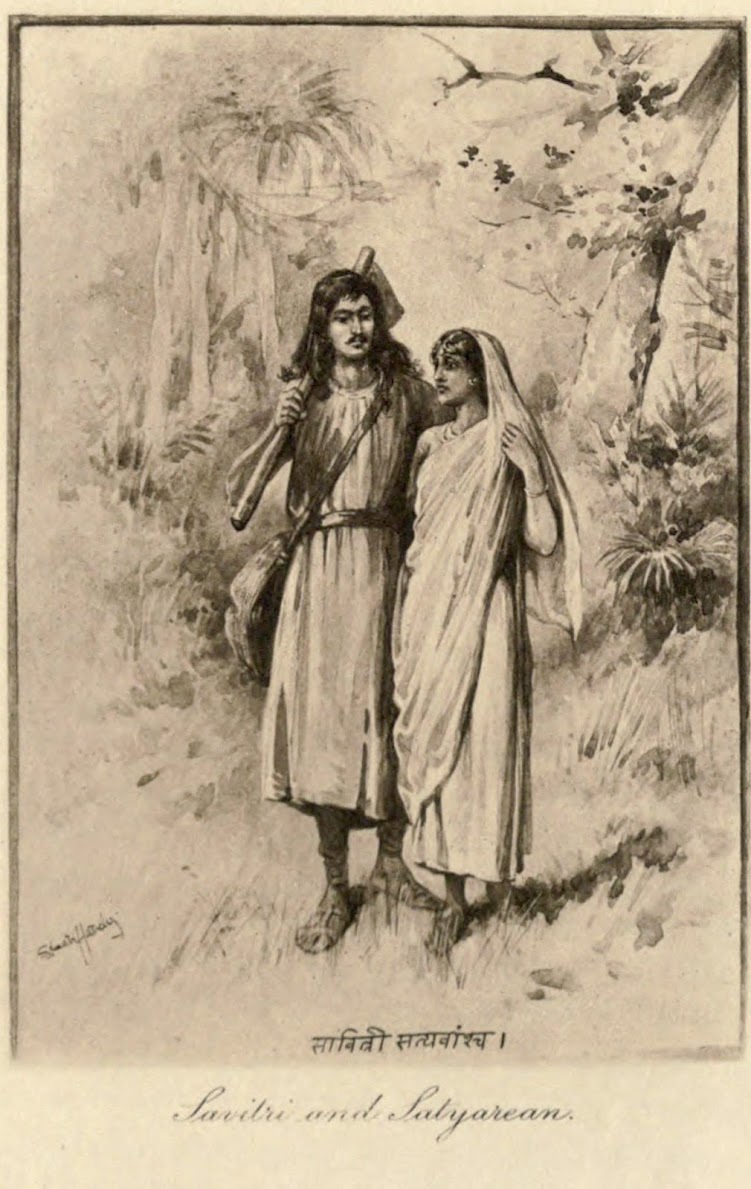 the_conqueror56's tweet photo. Illustrations from the Book Maha-Bharata, The Epic of Ancient India by Romesh Dutt - 1899 🧵 

Original illustration designed by E. Stuart Hardy

1. Savitri and Satyavan https://t.co/pN6PaS6gLE