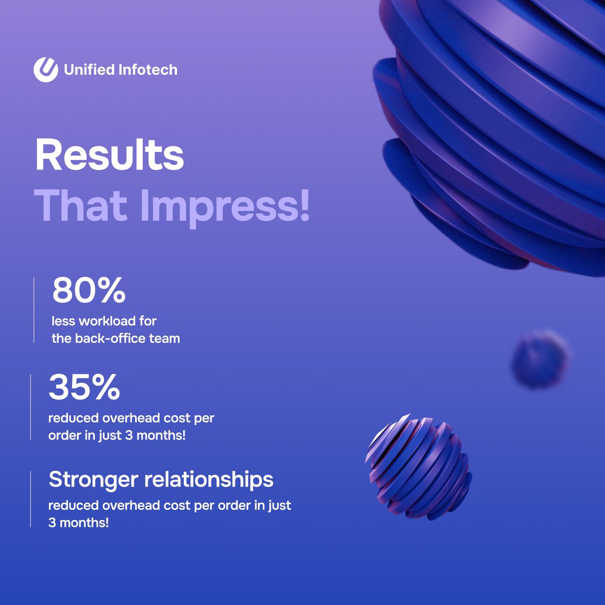 Unified_Infotec's tweet image. Slashed our client&apos;s workload by 80% with a coherent B2B portal. Do the results inspire you too? Drive efficiency to your business with us. Contact now!
 
#successstory #clientdiaries #itsolutions #itservices