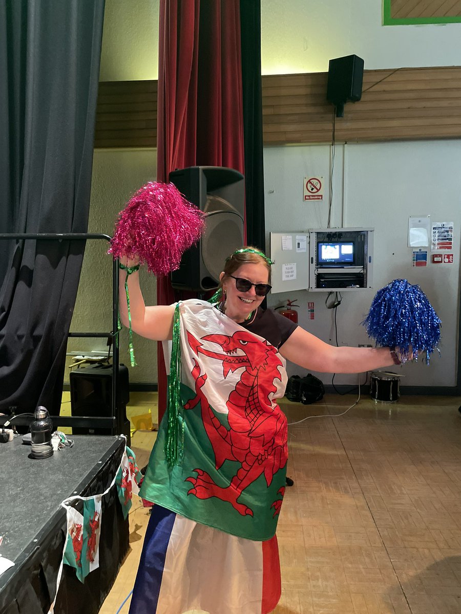 The incomparable <a href="/GiveEmL/">Mrs L</a> !! 
Diolch yn fawr iawn to Mrs Latham……the true star of the show 🤩📣
