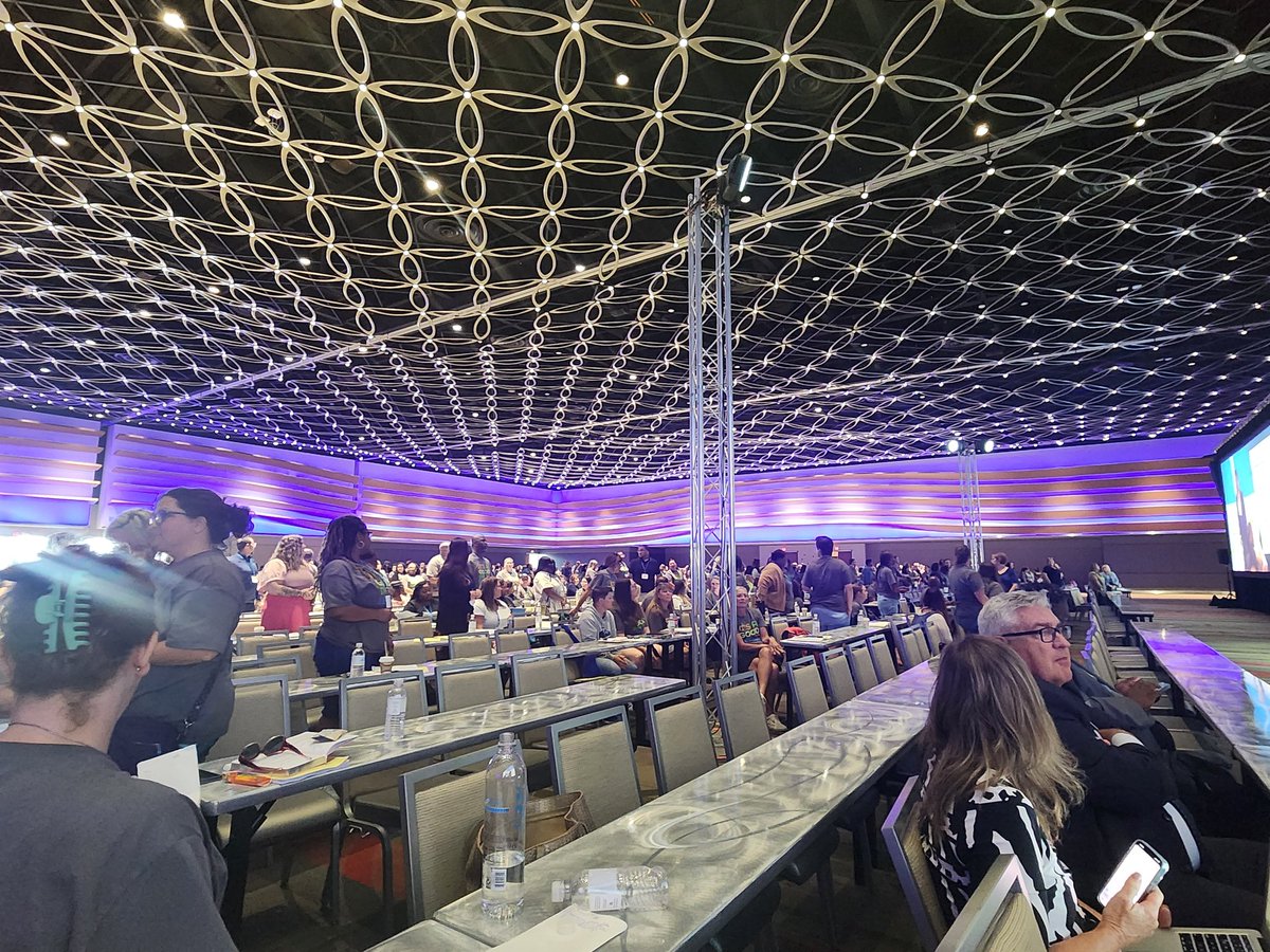 Brandon Jones (@1drivenbyvision) on Twitter photo Educators standing to answer the prompt, "I sometimes feel I am not sure I can keep doing my job." <a href="/Regina_Owens/">Dr. Regina S. Owens</a> Keynote - Transformed People Transform People! #makeitdoable Educators standing to answer the prompt, "I sometimes feel I am not sure I can keep doing my job." <a href="/Regina_Owens/">Dr. Regina S. Owens</a> Keynote - Transformed People Transform People! #makeitdoable