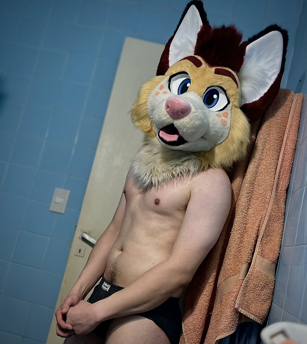ZylyTheFox's tweet photo. I promised I was gonna post something strong today… It’s been a while since I’ve started feeling comfortable with showing my body without the self conscious fox inside my head… and I like it… happy #FursuitFriday 🥰💕 https://t.co/n5PP0gvpuI