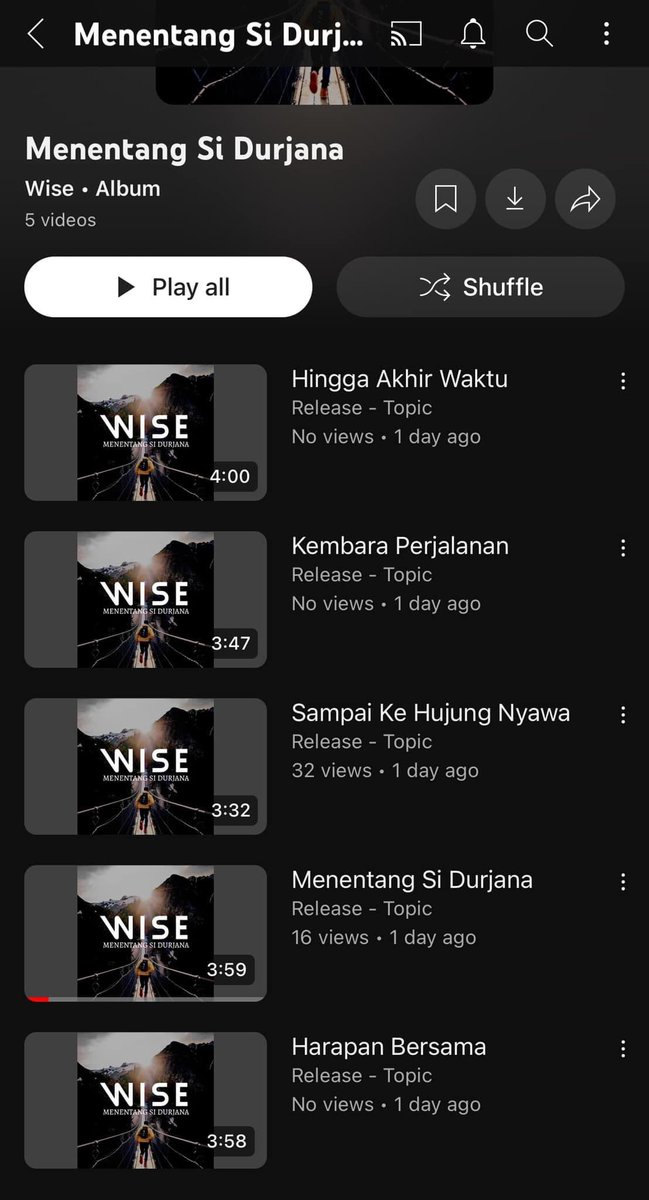 wiseband_'s tweet photo. Alhamdulillah sekian lama… Berkat hari jumaat akhirnya release jugak semua lagu ni… Jemput dengar ya semua… Boleh tekan link kat bawah 👇

Link : https://t.co/FpwgvKld78 https://t.co/bP5HNvBgwT