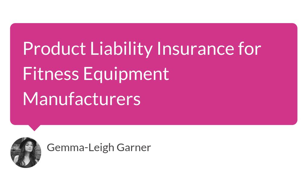 Gemma_Writes's tweet image. To safeguard themselves against potential financial losses stemming from litigation, fitness equipment manufacturers often acquire product liability insurance.

Read more 👉 safeathlete.org/product-liabil…

#ProductLiabilityInsurance #FitnessEquipment #LegalLiability #Manufacturers
