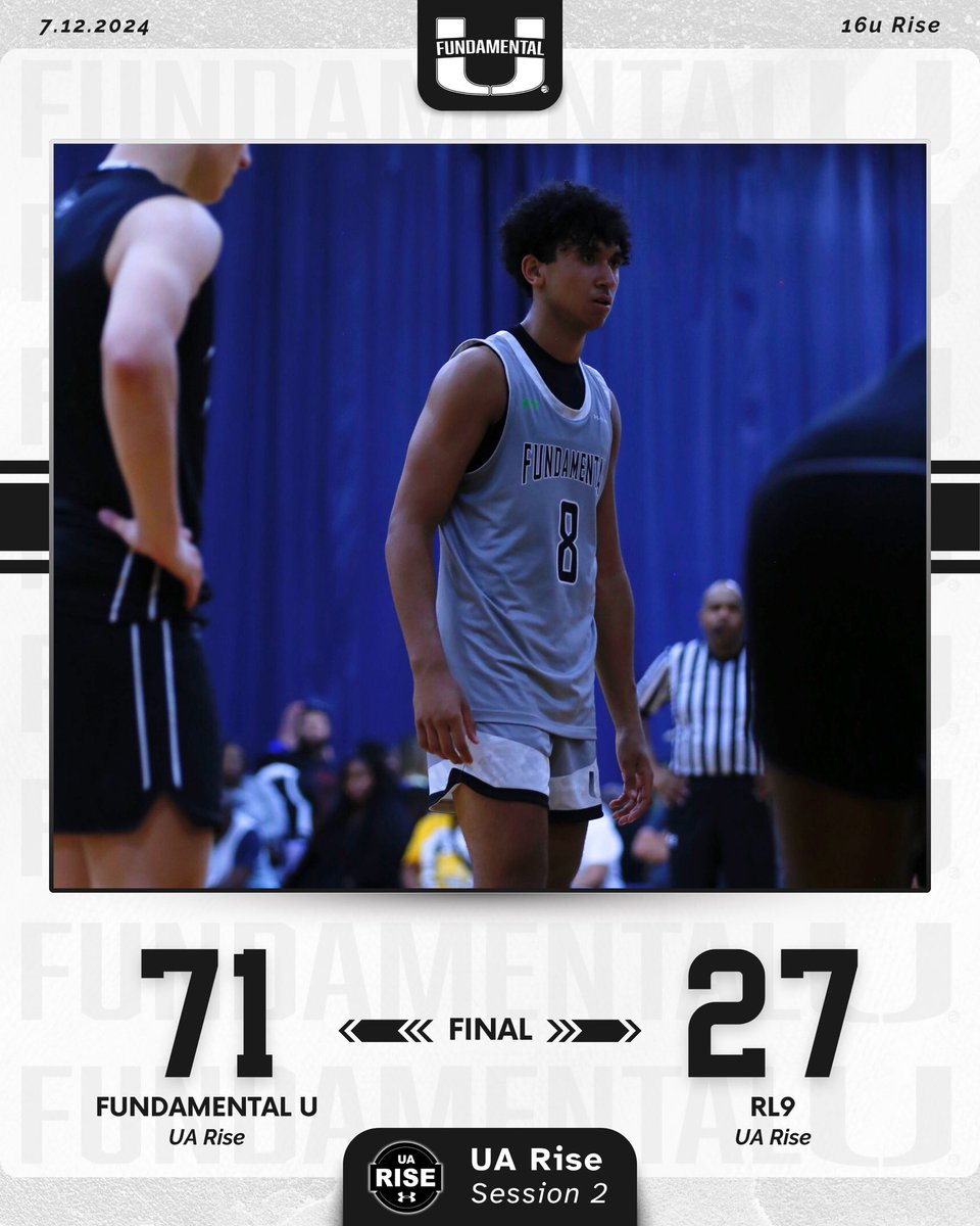 16u Rise with a dominant defensive performance to kick off day 2 in Atlanta! #TheStandard #FUFamily

Christopher Kirkpatrick - 22p (8/12 FG – 5/8 3PT)
Bryce Wegrzyn - 19p (9/12 FG)
Adam Anwar - 11p
Matthew Szafoni - 9p

<a href="/RiseCircuit/">UA Rise Circuit</a> <a href="/UANextBHoops/">Boys UAA</a>
<a href="/CoachSotos/">Christian Sotos</a> <a href="/mikeweinstein55/">Michael Weinstein</a>