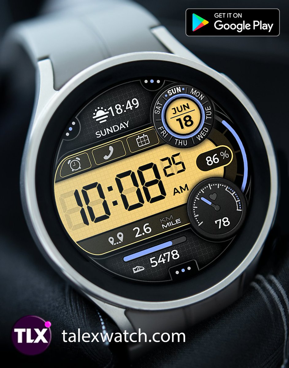 watchstudio1's tweet photo. Smart Digital Watch Face [Wear OS] https://t.co/jFfgPTM8Rh
BUY ONE AND GET ONE FREE. Check the watch face description on Google Play.
#WearOS #watchface #talexwatch #GalaxyWatchUltra #GalaxyWatch6 #GalaxyWatch5 #GalaxyWatch4 #BuyOneGetOneFree #watchfaces https://t.co/AQU89w4Peu