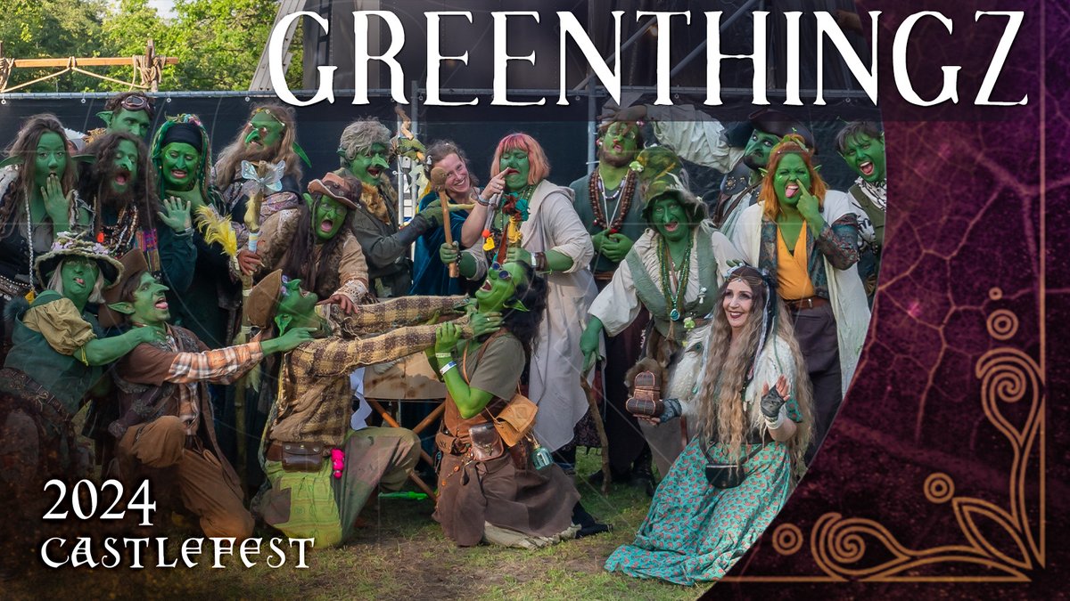The Greenthingz are back! Along with their famous Garbage Goblins. They have an eye for every piece of litter on the grounds and set a great example. You can also trade items at their swapcart. It's full of fantastic items collected by the Greenthingz.

bit.ly/CF24green