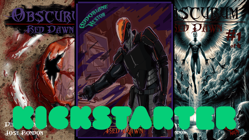 KylePrometheus's tweet photo. "New indie comic universe coming out soon on
@Kickstarter @KickstarterRead by @DNextor. 

Fun new #scifi #horror 6 part series launches at the end of the month!  Obscurum: Red Dawn, via @Kickstarter."

An intriguing new universe🌌🌐 on the horizon!😎🔥

#indiecomics #comics #art https://t.co/a6hrMgxVxK