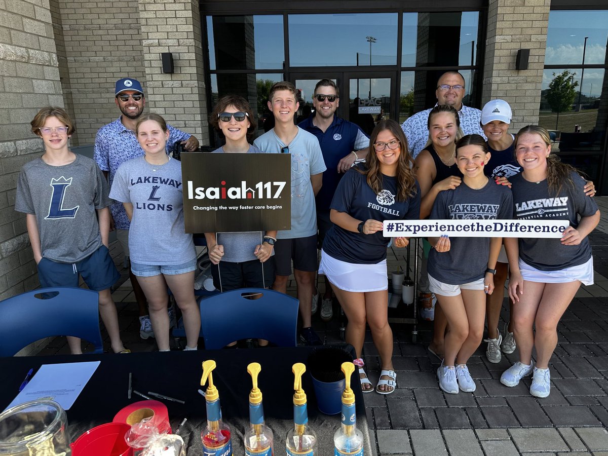 It's a great day for lemonade! 🍋 LCA is excited to be a part of the lemonade stand fundraiser for Isaiah House 117 in Hamblen County. Let's support a great cause together! #GoLions #IsaiahHouse117
