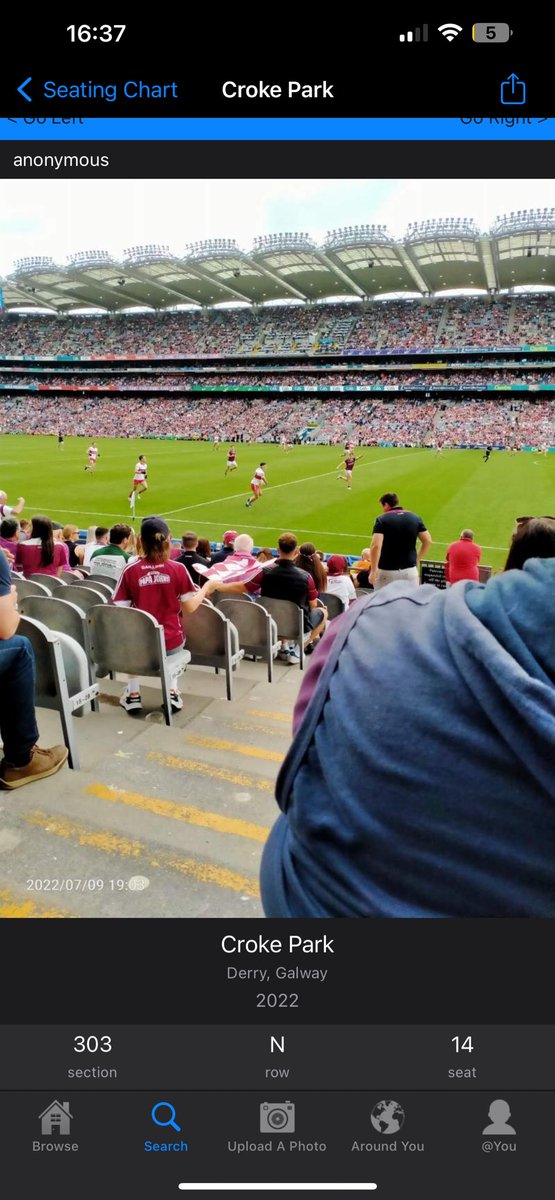 sduffy10's tweet photo. @ArmaghFans1889 2x Lower Cusack tickets available 
Section 303 row N seat 3&amp;4
 View from seat: https://t.co/tYZU2aJOLK