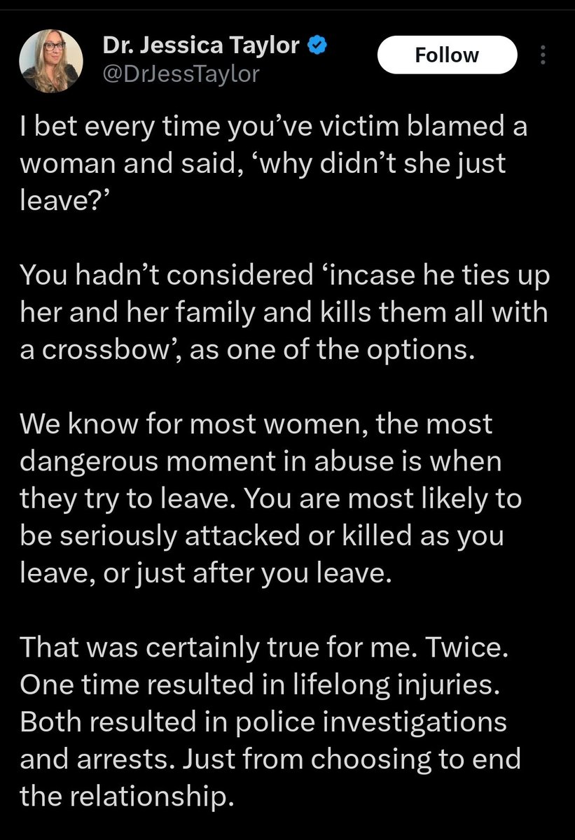 men_are_human's tweet photo. No. Asking questions does not equal "victim blaming the woman". 

Questions must be asked to establish the situation she's in and work out what can be done. And, yes, who is to blame. Because,  you see, liars do exist and #DARVO is real. https://t.co/M25UJZUflW