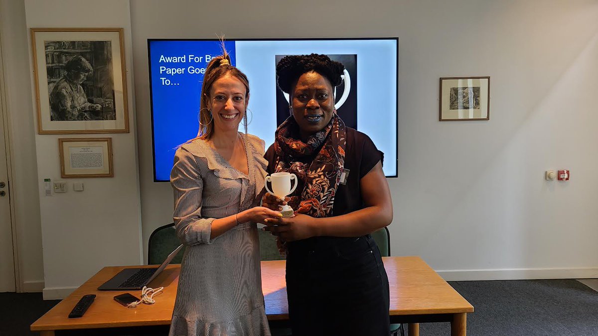 The Power of Prestige Best Paper Award went to <a href="/RGAMeyer/">Ruona J. Meyer</a> - her presentation, enthusiasm and engagement was beyond amazing! #PoP24 
Thanks to all our amazing delegates! See you next year for #PoP25