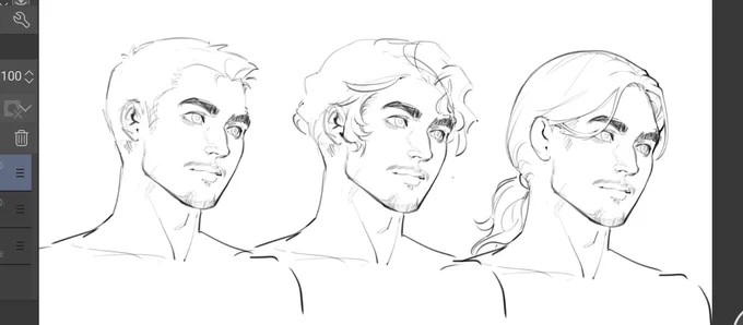 *random sketches to rid of art block so i can keep doing comms*

boom new oc 