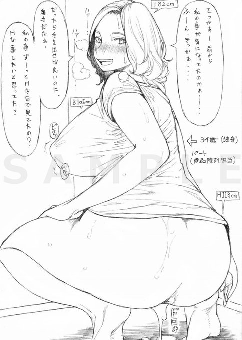 バイト先で出会ったおばさんに勇気を出して告白した結果。 