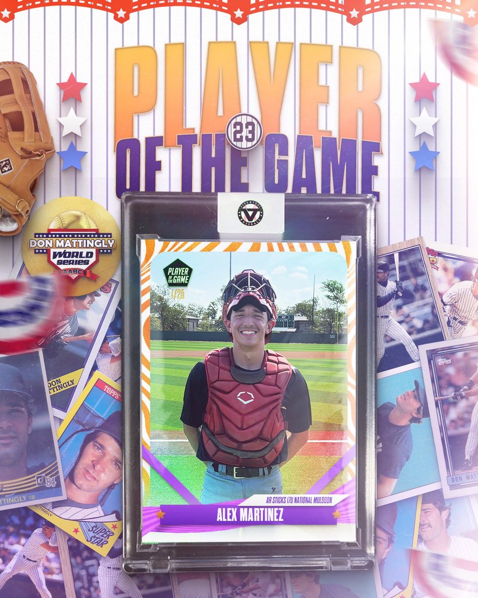 #MattinglyWS F: <a href="/AR_Sticks/">Sticks Baseball</a> 17U National Muldoon 10, American Congress Puerto Rico Vaqueros 2
PoG: Alex Martinez 3-3, 3 RBI 
Notable: <a href="/Willrushing_/">Will Rushing</a> 5 IP, 2K, ER
