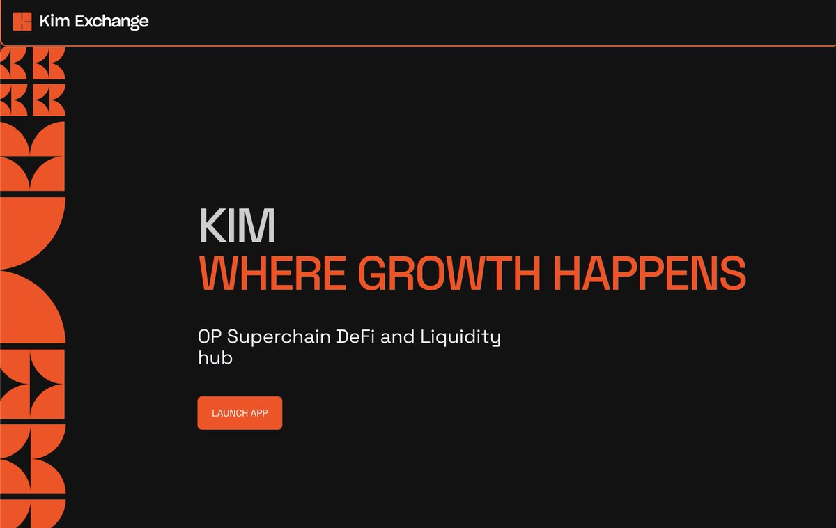 hedgeyfinance's tweet photo. Welcoming @kimprotocol to Hedgey! 

Kim Protocol is the liquidity hub of the Optimism Superchain and uses Hedgey for their investor lockups.

Welcome aboard!🟡 https://t.co/7vb5vxyhkx