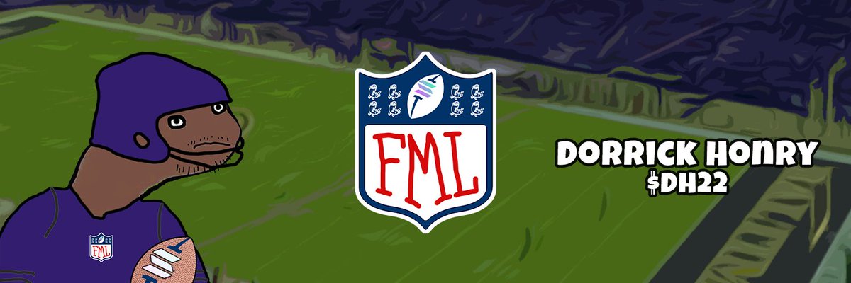 MemecoinLeague's tweet photo. 2× $FML Rushing Yards Leader 
2× $FML Rushing Touchdowns Leader 
$FML Offensive Player of the Year (2020)

Dorrick Honry @KingHenry_2 has taken the field in @MemecoinLeague

Go grab some shares of #DH22 on @dexscreener Moonshot now! 🏈🚀
https://t.co/fxfdbrmLTJ https://t.co/OvuvvAcaxZ
