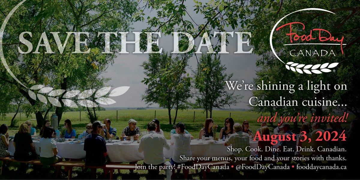 Canadian Food Innovation Network (@cfin_rcia) on Twitter photo We are participating in <a href="/FoodDayCanada/">Food Day Canada</a>’s national celebration! Join us on August 3 by shopping, cooking, and dining using Canadian ingredients 🇨🇦
Visit FoodDayCanada.ca to learn more!
#FoodDayCanada We are participating in <a href="/FoodDayCanada/">Food Day Canada</a>’s national celebration! Join us on August 3 by shopping, cooking, and dining using Canadian ingredients 🇨🇦
Visit FoodDayCanada.ca to learn more!
#FoodDayCanada
