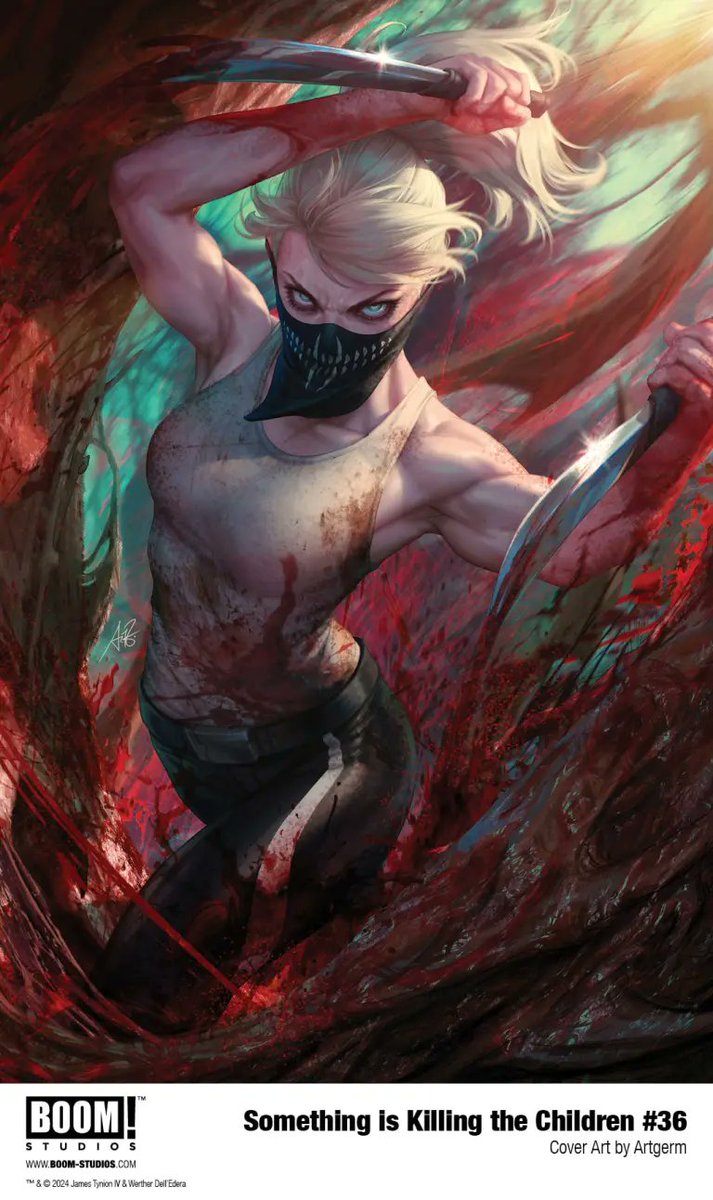 SD_Comic_Con's tweet photo. Multiple #Slaughterverse Variant Comics will be hitting the @boomstudios booth for #SDCC, from @Artgerm, @johngiang_art and more: https://t.co/bSDq5RPDh0 https://t.co/O0CH9e7jlp