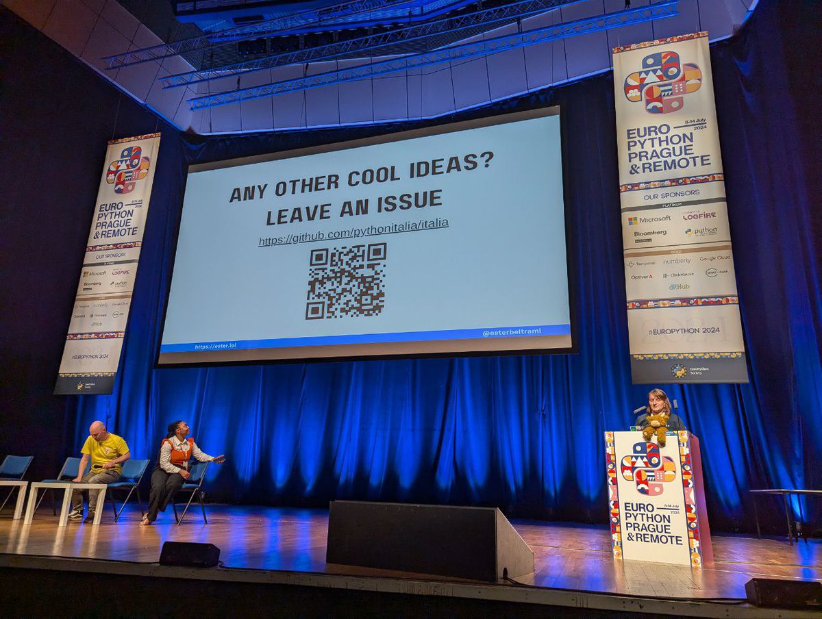 Technically I made it work!! 🤩 
Check it out `pip install italia`

Thanks <a href="/cmaureir/">「Cristián」https://mastodon.social/@cmaureir</a> for the help 🙌
#EuroPython2024 <a href="/europython/">EuroPython</a>