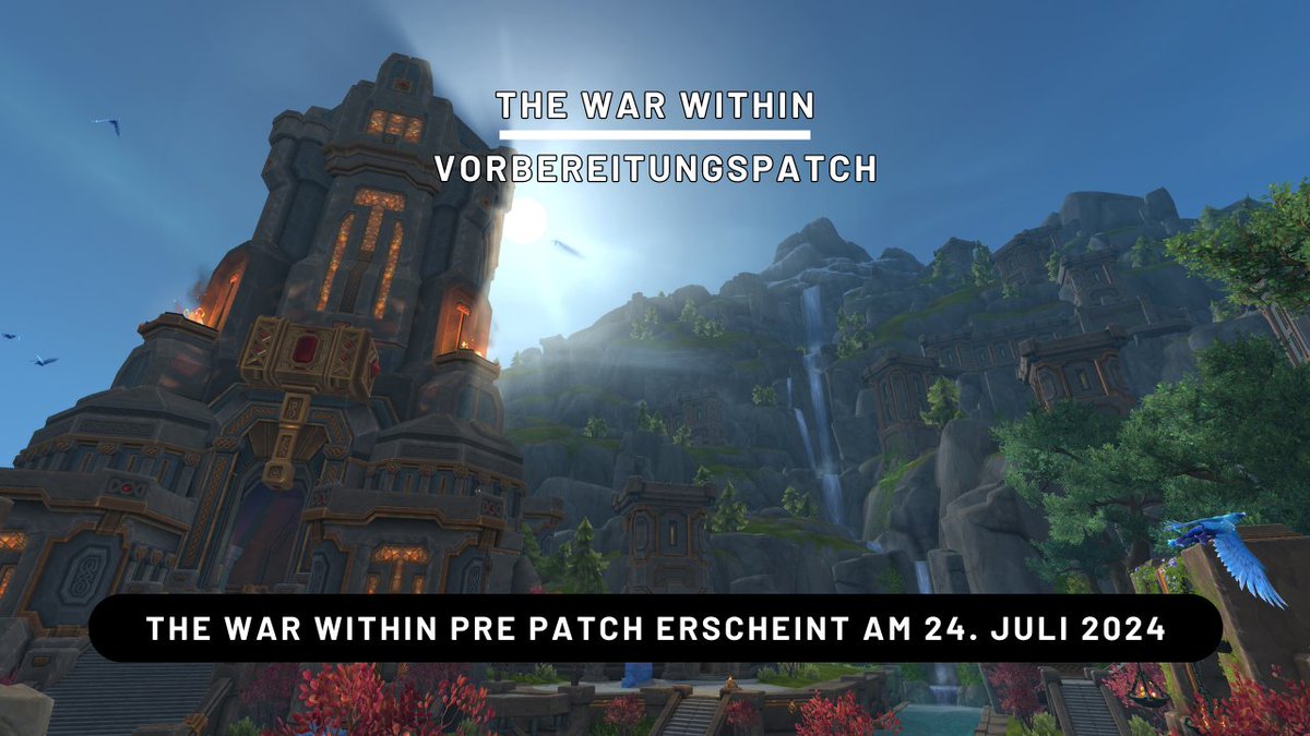 Erenion_Gaming's tweet image. Blizzard hat bekannt gegeben, dass der The War Within Vorbereitungspatch am 24. Juli 2024 in Europa veröffentlicht wird.

bit.ly/4bAEZnq

#thewarwithin #prepatch #worldofwarcraft #thewarwithinprepatch #warcraft #warcraftde #worldofwarcraftdeutschland