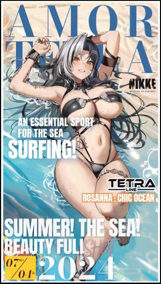 Vonikk1's tweet photo. @NIKKE_en Tetra #NIKKESummerMagazine https://t.co/MY2ReiIlwG