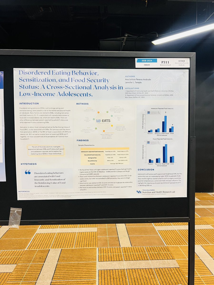 leticiaandphd's tweet photo. Presenting my work today at @SSIBsociety 3rd poster section! #SSIB2024 https://t.co/1Dro1GTICA