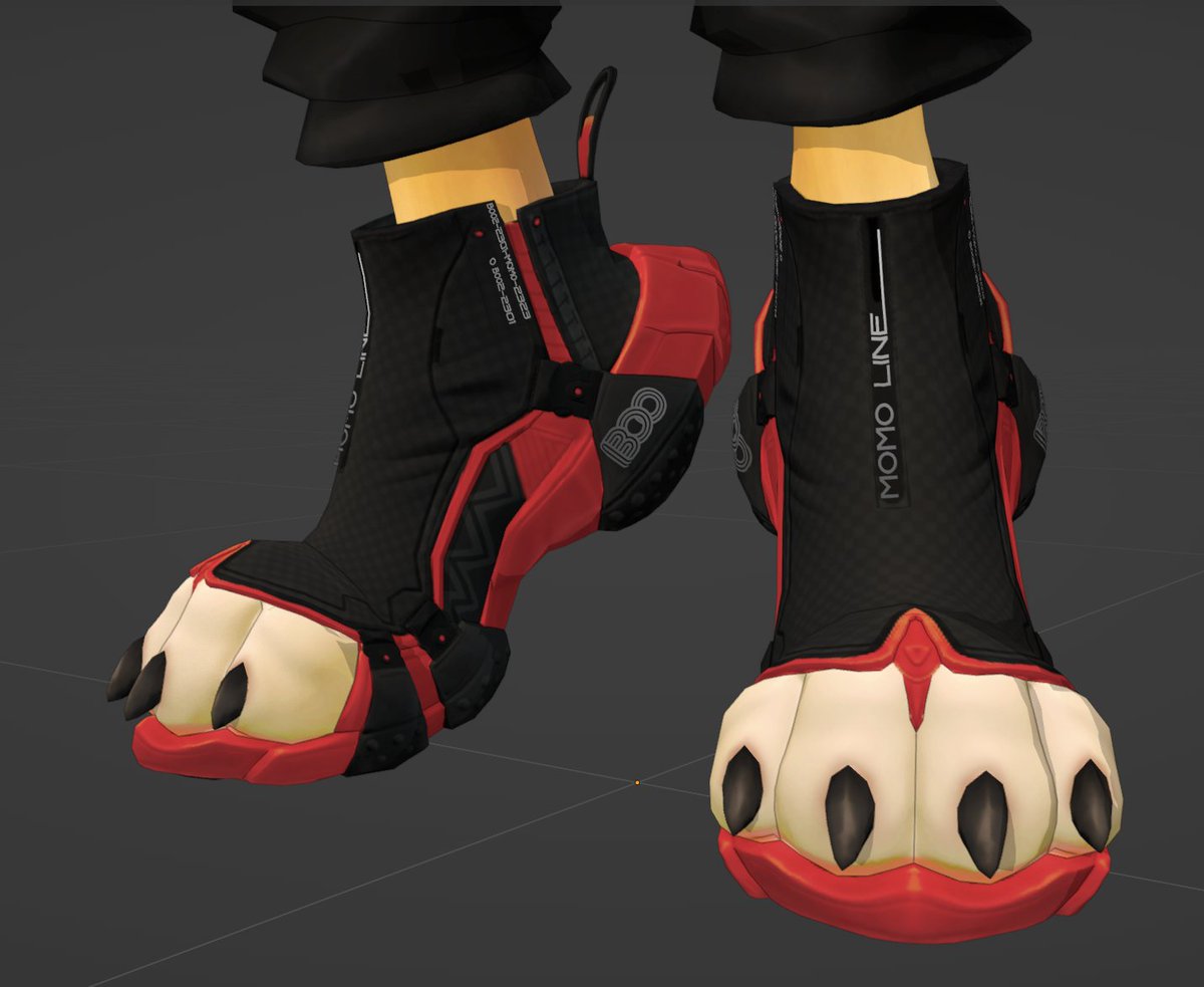ManuelDeJorge's tweet photo. furry shoes apparel modelling for @Nuno_B_'s cat character concept by @MoxuanZhang #b3d https://t.co/M0sNbaKi5e
