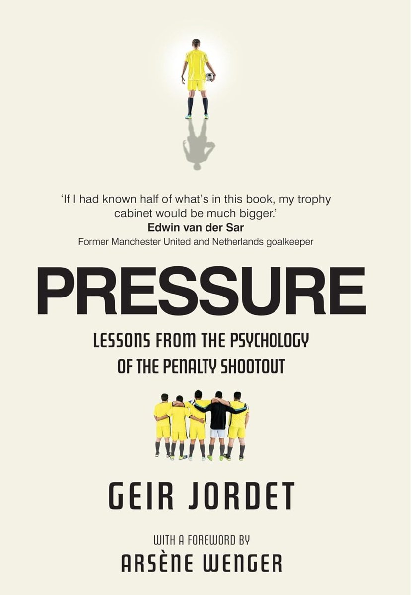 The scientific basis of penalty taking in proper football (soccer). Great timing in releasing it in time for the Euro 2024 competition. If you think penalties are a lottery, this book is for you. It is fascinating and you will never watch penalties in the same way again. Penalty