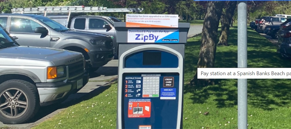 Good morning #Vancouver! Reminder that pay parking starts at Spanish Banks lots today. On-street pay parking will also be in effect on NW Marine Drive (Blanca to W. 4th).

Rate is $1/hr between 9am to 10pm. 

Learn more at bit.ly/3S0p4Yw