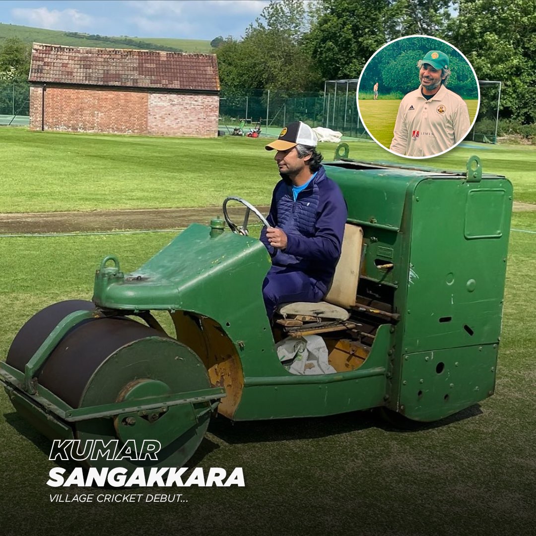 Not a bad addition to your local village club… 🏏

Former Sri Lanka International &amp; cricketing legend Kumar Sangakkara has turned his attention to the village green as he’s been stepping out for 5th tier Dorset side (Shillingstone Cricket Club). 

Bowling, batting and the part