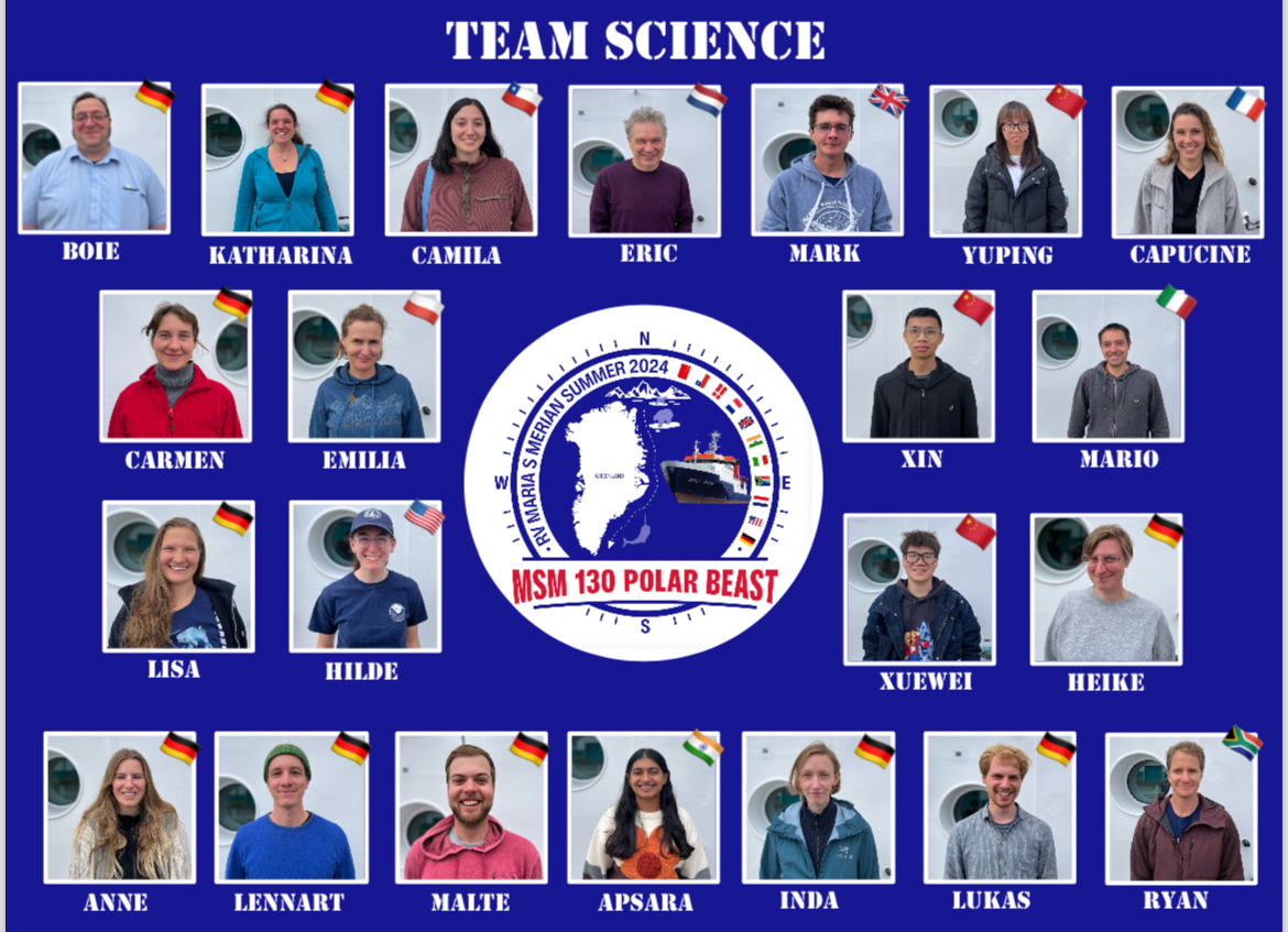 As we work our way along the E #Greenland coastline for the next 5 weeks we will be doing all sorts of pelagic, benthic and atmospheric surveys. A pleasure to be part of a diverse team covering so many interdisciplinary fields.