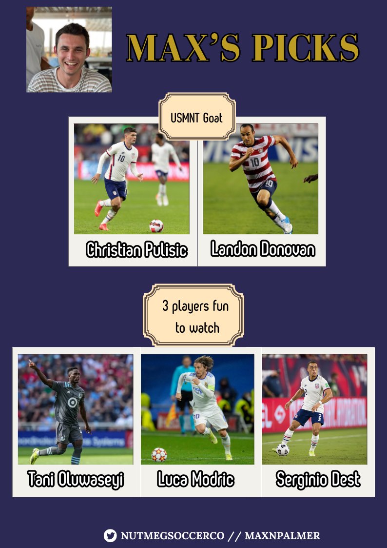 builditwrite's tweet photo. With Gregg Berhalter being fired, Klopp managing USMNT rumors in the air, and the 2026 World Cup being held in the US, @MaxNPalmer created @NutmegSoccerCo at the perfect time.

Subscribe to our newsletter at the link below and read the full interview:
https://t.co/0iEbgCSAkm https://t.co/6tZbIS5kbW
