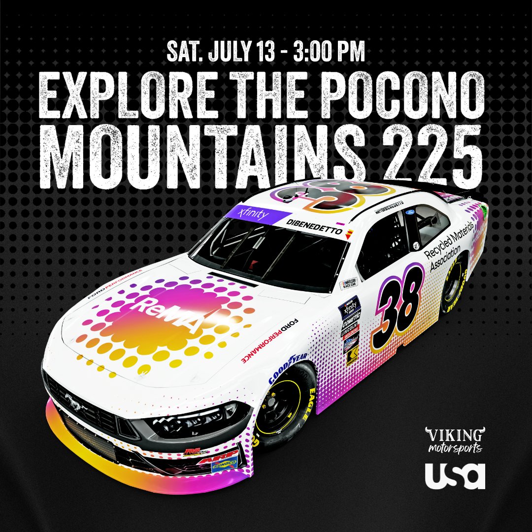 VKNGMotorsports's tweet image. We&apos;re set for an exciting weekend in Pocono! 🎉 The fun kicks off tomorrow with practice at 10:00 AM, followed by qualifying at 10:30 AM. Don&apos;t miss all the action at 3:00 PM! 🏁 #PoconoRaceway #RaceDay #NASCAR #XfinitySeries 🚗💨