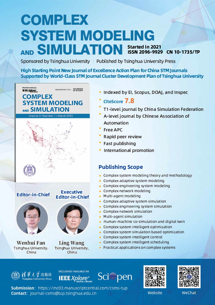 SciOpenTUP's tweet image. 🚀 Explore the Complex System Modeling and Simulation Journal with an impressive Citescore of 7.8!
Dive into research on:  #AdaptiveSystems  #MultiAgentModeling  #DigitalTwins  #AppliedInManufacturing  #SocialSystems #Healthcare

Read more below! 👇🔗 ow.ly/j2jS50SA8By
