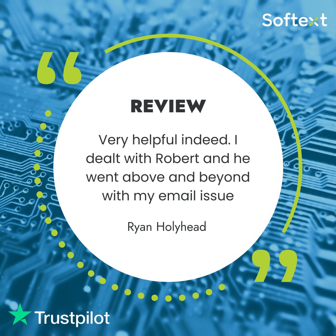 Thanks for the great review, Ryan!

Do you need IT support? Get in touch for a no obligation quote.

#ItSupport #review #tamworth #msp #microsoftpartner #cyberessentials #smallbusiness #businessowner