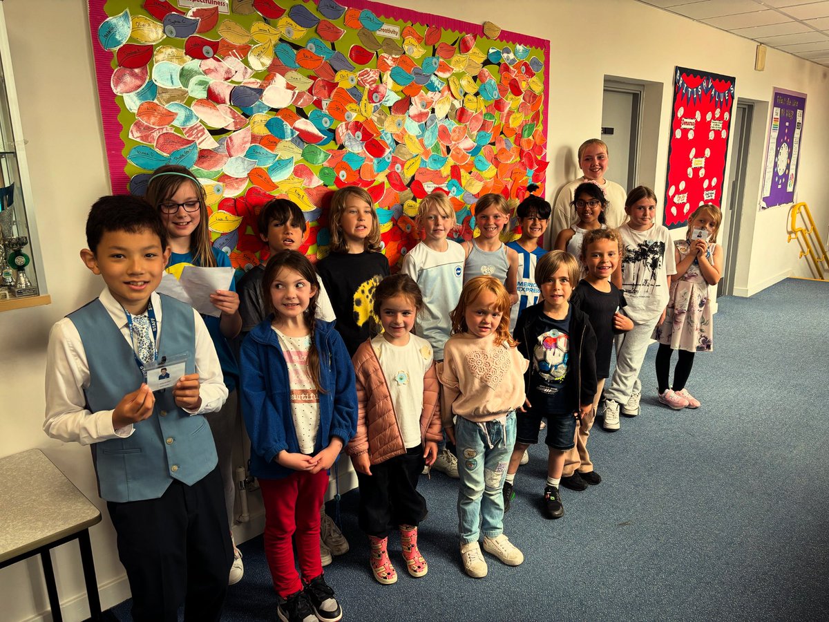 Well done to all these children for earning themselves a values leaf today. With only one more celebration assembly this term, we are looking forward to seeing who gets one next week! #valuesmatter