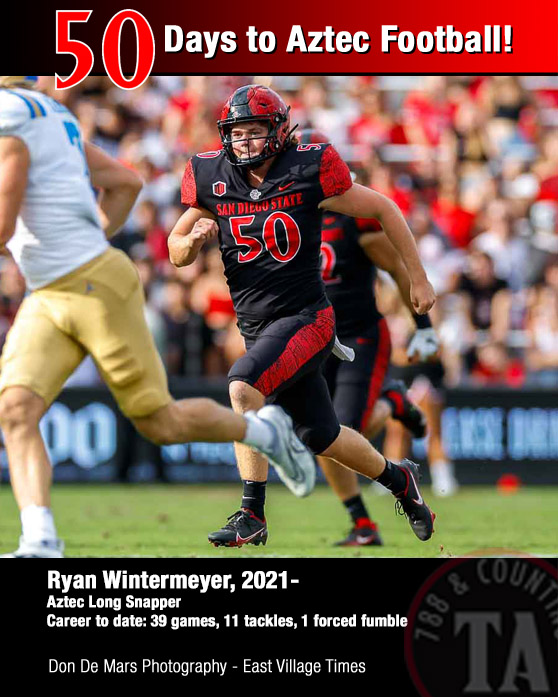 TomAbles's tweet photo. Countdown to the 102nd season of Aztec Football: 50 days! Purchase tickets through https://t.co/LRky1dOp8f #AztecFAST #BeTheA1pha #GoAztecs #AztecForLife #788andCounting @AztecFB https://t.co/nTRpuIiWe2 https://t.co/e9B6IMPuvc