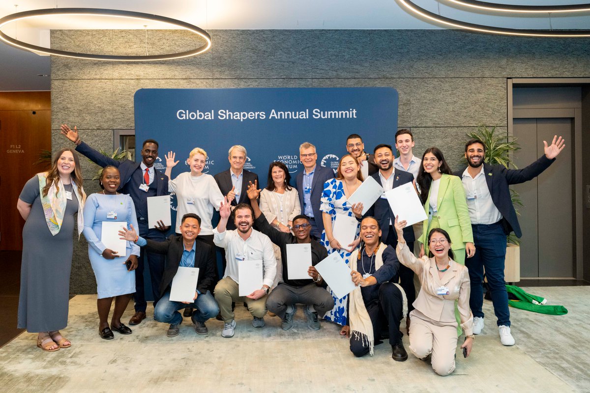 Yesterday, we celebrate the Global Shapers Innovation Prize winners at the #GSAS24

Each project —from Tanzania to Colombia to Cambodia —reminds us of the power and potential of young people. 

Congratulations to all the winning Hubs, and thank you to the Global Alliance for