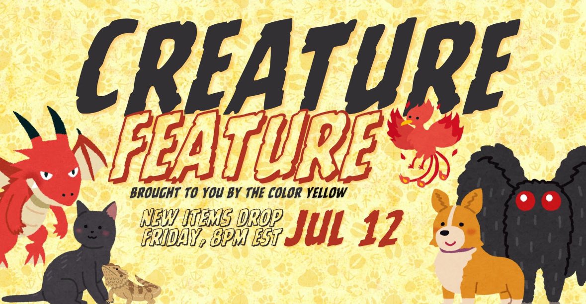 just_ask_cassie's tweet image. Join us this weekend and adopt some creatures from a variety of vendors: 
facebook.com/groups/thegeek… 

#creaturefeature #onlineshopping #facebookevent #thegeekorium #mythicalcreatures #cryptids #animalthemed #petthemedgifts