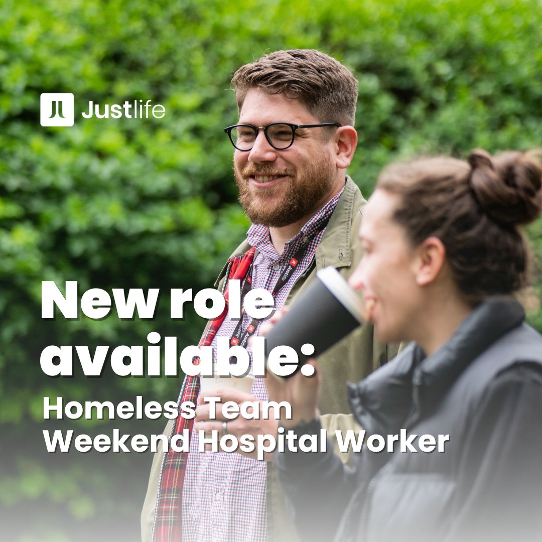 justlifeuk's tweet photo. NEW JOB OPPORTUNITY: We are looking for someone to advocate for patients who are admitted to hospital while homeless, ensuring they are discharged safely, and receive the support they need.

Apply by 19th July: https://t.co/FLJAAsXCtg #Brighton @PathwayUK https://t.co/NU4RL3OgCv