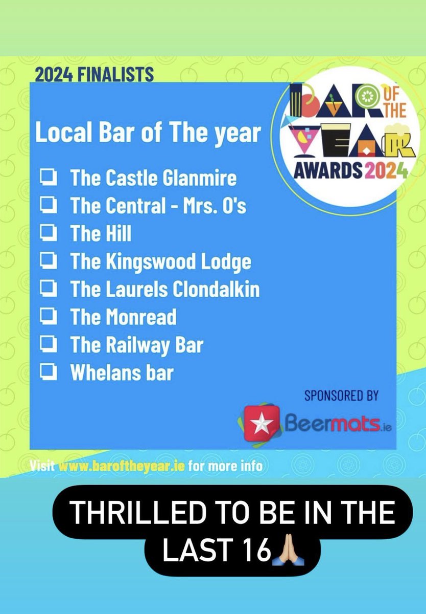 Whelan’s Bar Newcastle West 👏👏