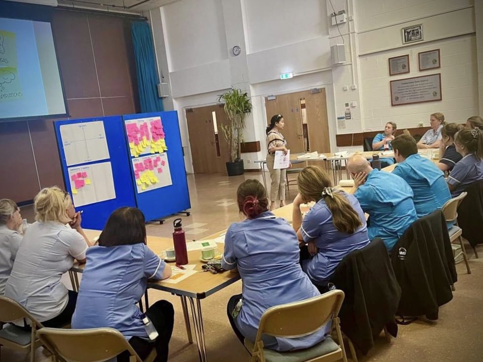 MY_ACSEducation's tweet photo. Thank you to our Network 1 nursing colleagues for attending the #LittleConversation session this week. You are such a fantastic team 🌟 #StaffEngagement in Adult Community Services @MidYorkshireNHS ✨@Mymy_DelRos @ACS_CHodgson_MY @Seniornurse75 @AndreaParkin2 https://t.co/XqWyKtdpiJ