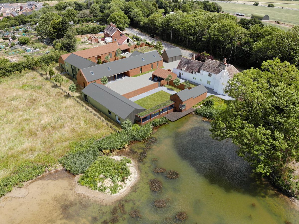 Delegated approval obtained this week for our scheme to regenerate a grade 2 listed farmhouse and develop the surrounding historic farmyard into four new family dwellings. Read more here:

nparchitects.co.uk/news/approval-…
