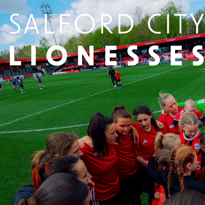SalfordCityFC's tweet photo. Ready to test yourself in 2024-25? Salford City Lionesses are welcoming applications for trial!

🔺 Work with UEFA licenced coaches
🔺 Benefits like free kit and expenses
🔺 Inclusive leisure club membership
🔺 Mental health and wellbeing support